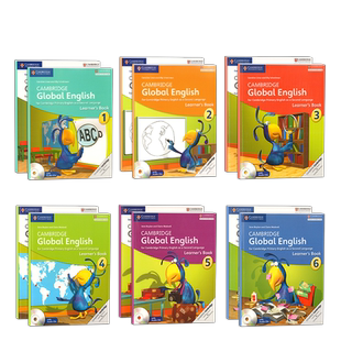 原版剑桥小学英语教材Cambridge Global English 1 23456 学生书练习册 预备级主课本 剑桥少儿英语考试一级备考书二级YLE/KET/PET