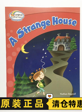 朗文 Bright Readers A Strange House Level 1年级英文原版分级阅读故事书 奇怪的房子