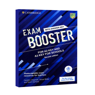 英文原版 剑桥KET考试 Exam Booster for Key A2 and Key for Schools for the Revised 2020 Exams 第二版教师书 内附答案 含音频