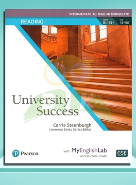 英文原版 University Success Reading Intermediate to High-Intermediate Student Book with MyLab 大学成功阅读中高级学生用书