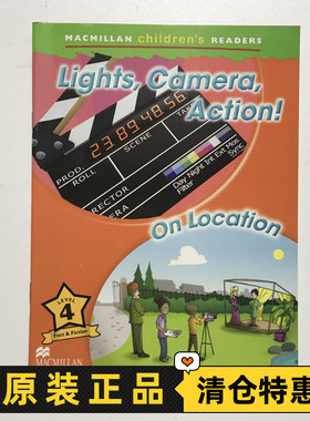 Macmillan Children's Readers Lights Camera Action！On Location Level 4 英文原版书籍
