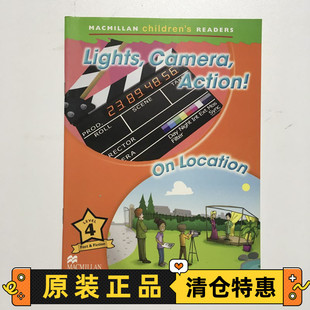Macmillan Children's Readers Lights Camera Action！On Location Level 4 英文原版书籍