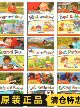 Pearson Literacy Programme系列：Animal Fun动物乐趣 Bigger and Better更大更好 Eggs&More鸡蛋和更多 英文原版阅读故事书