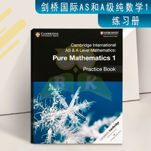 Book 进口纯数学1练习册 Pure Mathematics Level AS剑桥国际英语原版 现货Cambridge Practice International