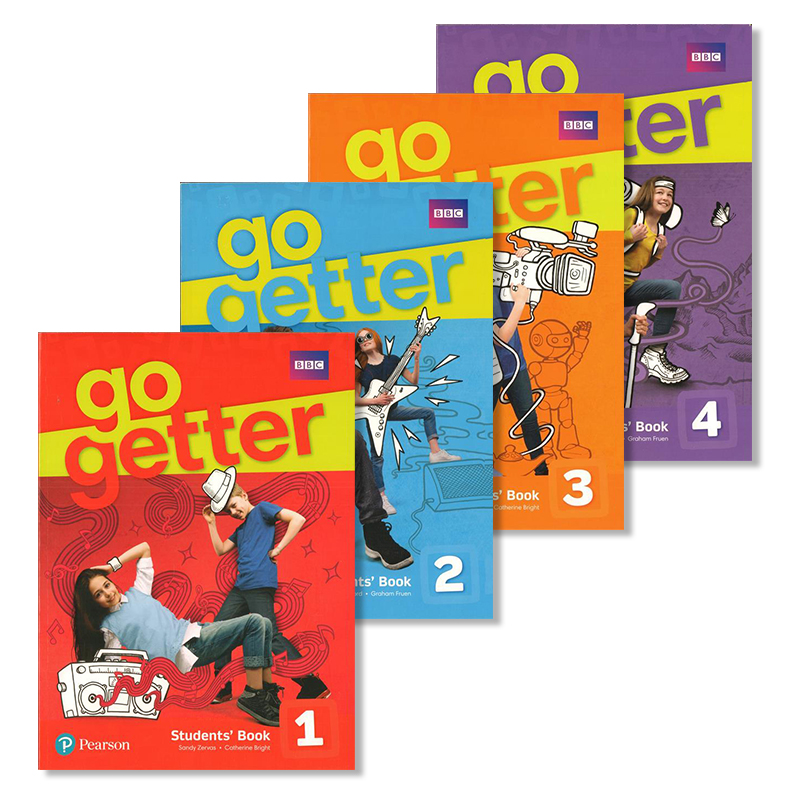 原版进口培生少儿英语教材 Go getter Student's Book 1234级别学生用书