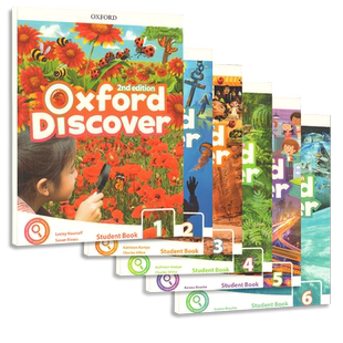 现货新版第二版牛津 Oxford Discover 1/2/3/4/5/6级学生套装主课本练习册牛津少儿英语探索发现科普系列批判思维ESL培训机构教材