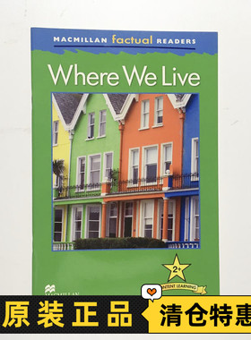 Macmillan Factual Readers Where We Live Level 2+我们住的地方 英文原版书籍