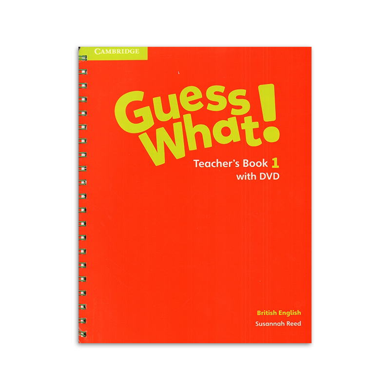 现货 Guess What Level 1 2 3 4 5 6 Teacher's Book 一 二 三 四 五 六级别 教师书 英音版原版少儿英语教材 剑桥大学出版社