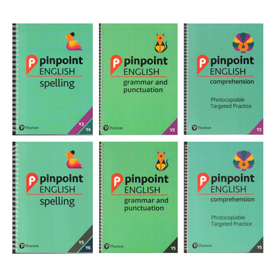 原版英语教材pinpoint English精准定位 spelling/comprehension/grammar and punctuation拼读语法教材学生书Y3/Y4/Y5/Y6