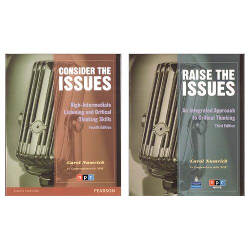原版 Consider The Issues High-Intermediate Listening and Critical Thinking Skills 听力和批判性思维技能 Raisa The Issues
