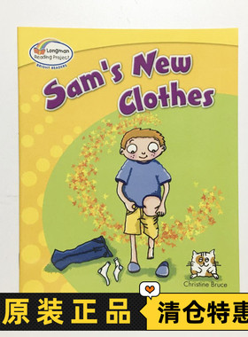 朗文Longman Reading Project Bright Readers Sam's New Clothes Level 3年级 英文原版少儿英语分级阅读绘本
