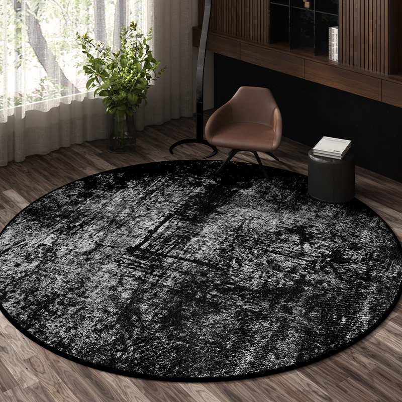 圆形地毯客厅沙发茶几毯书房电脑椅地垫卧室房间床边梳妆台转椅垫