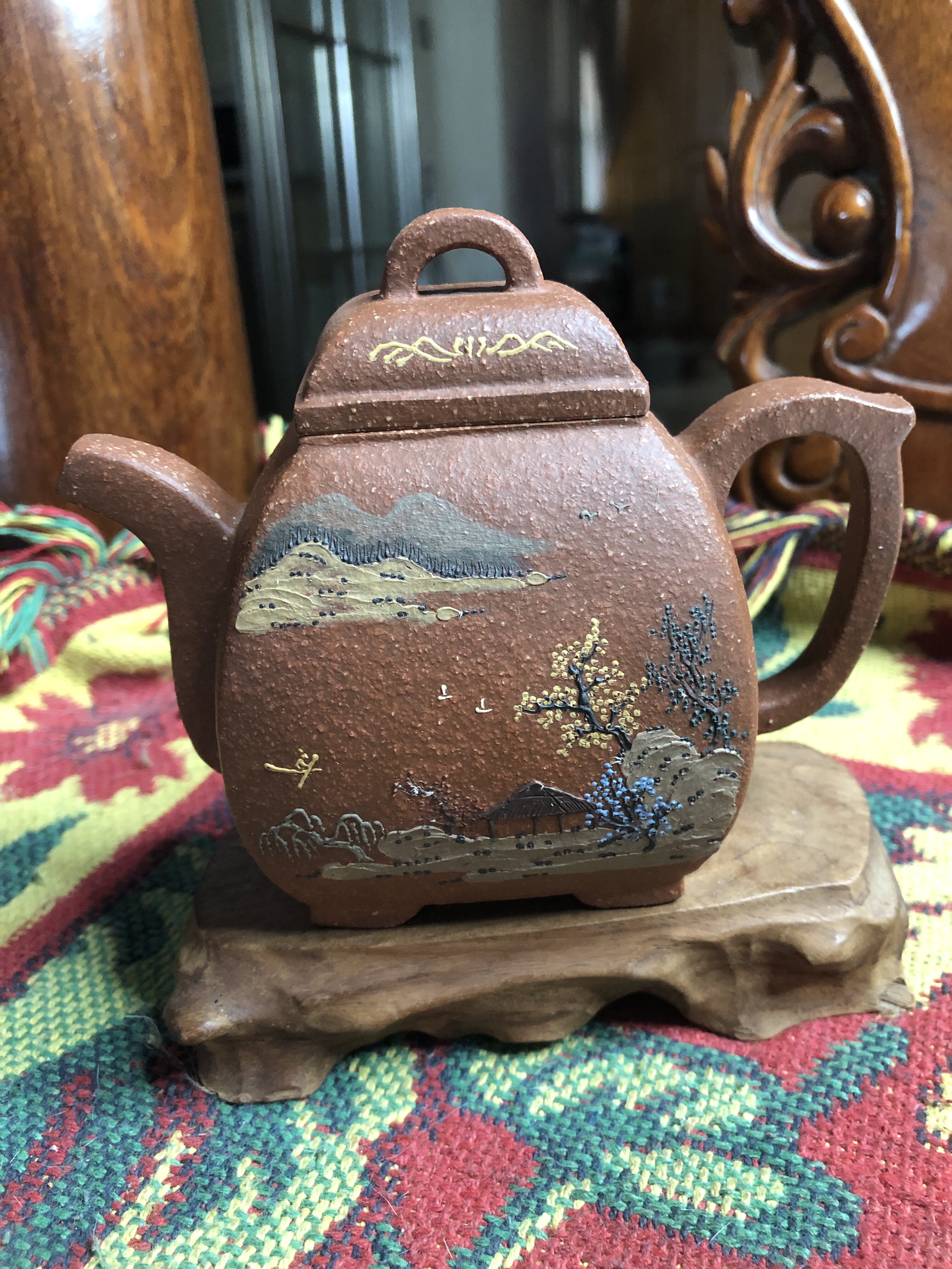 张建平高工原矿紫砂鱼籽泥全手工汉方紫砂壶(13年作品26年开证)