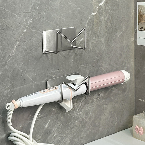 卷发棒壁挂收纳架卫生间置物架