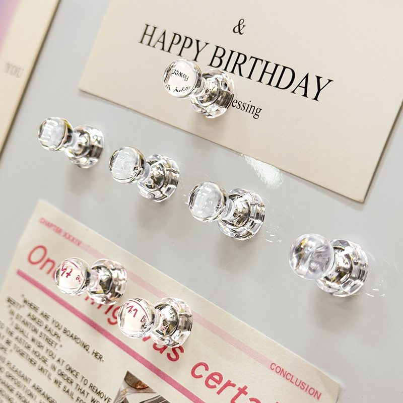 冰箱强力磁吸图钉洞洞板配件磁钉