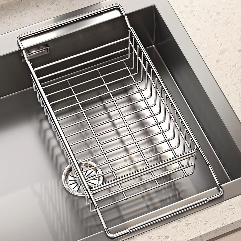 水槽沥水篮不锈钢伸缩碗碟沥水架