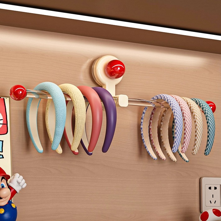 发箍收纳神器吸盘头绳发圈展示架