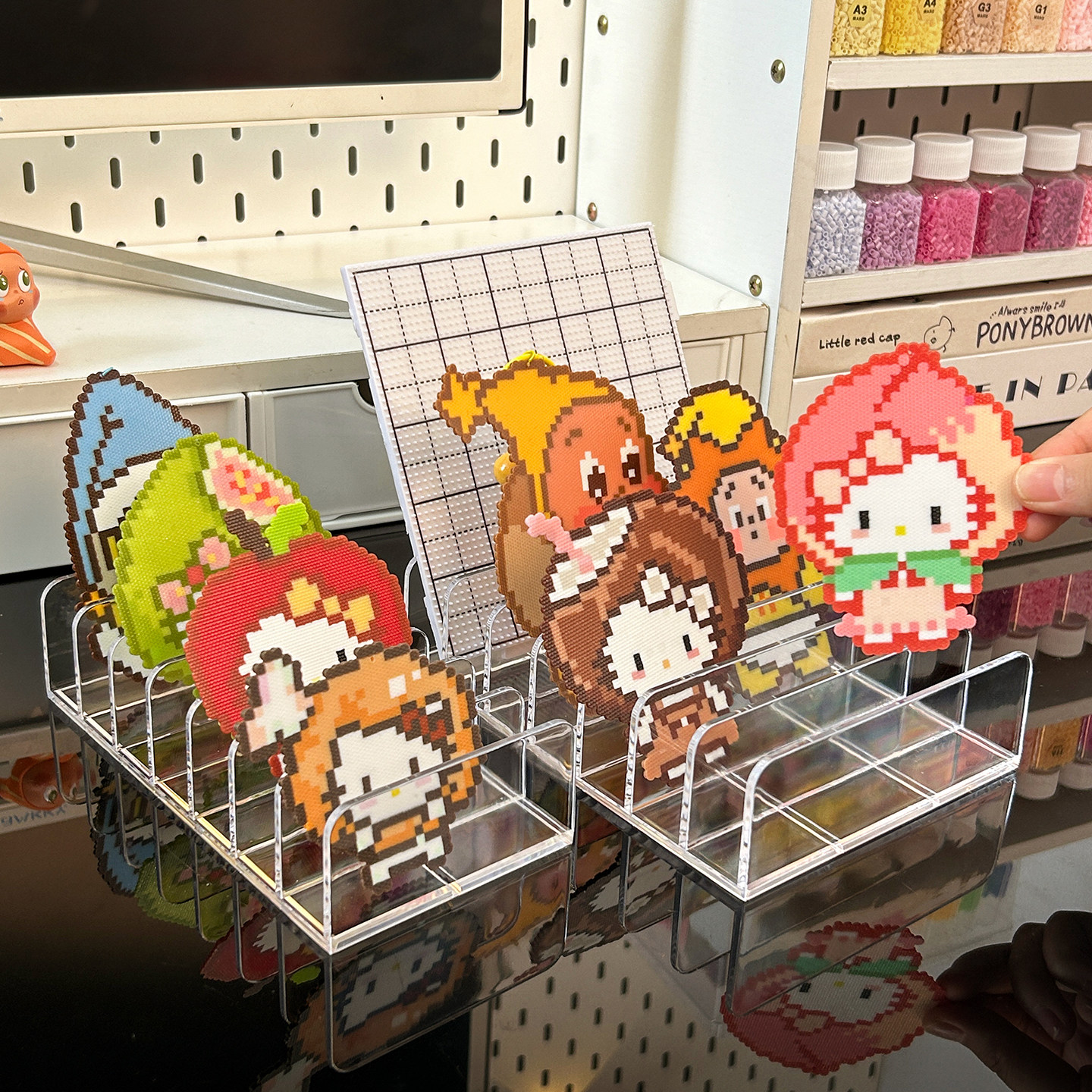 【拼豆好物】成品收纳神器展示架图片