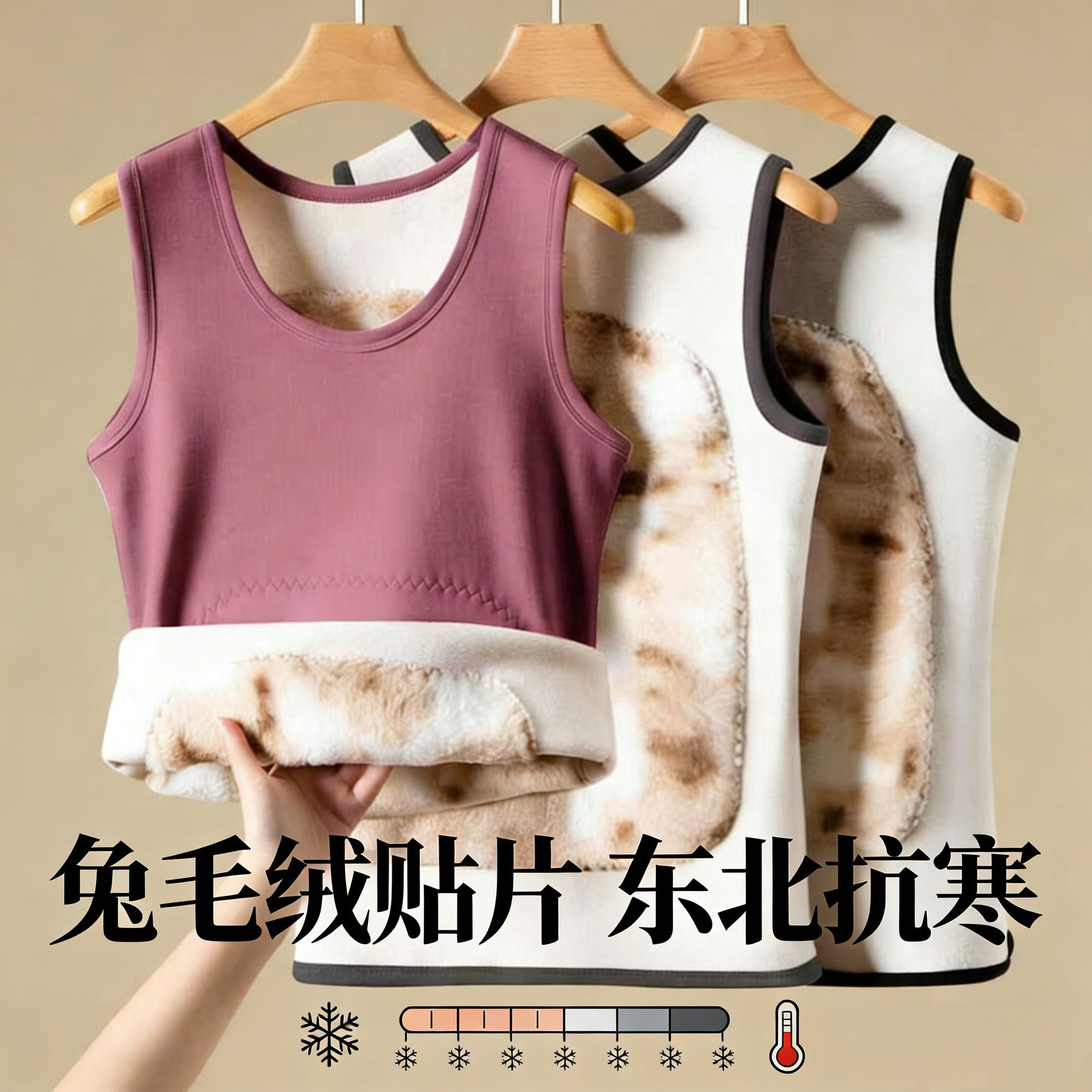 保暖背心内穿冬季加厚加