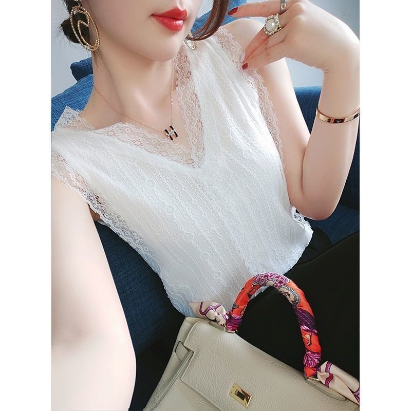 2025新款性感V领蕾丝吊带