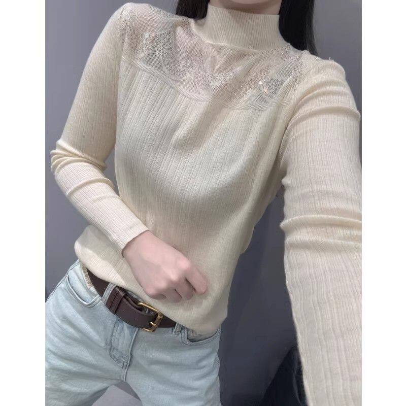 春秋新款毛衣针织衫长袖宽松