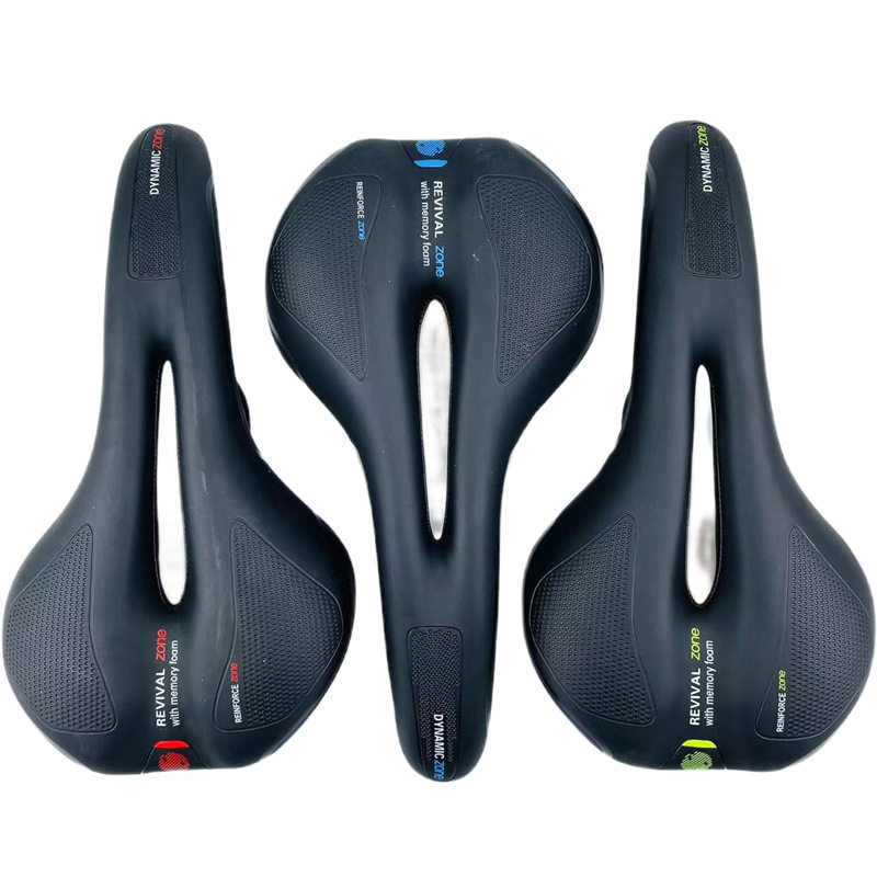 山地车鞍座中空舒适通用款加厚座垫 自行车长途旅行中孔坐垫 座包
