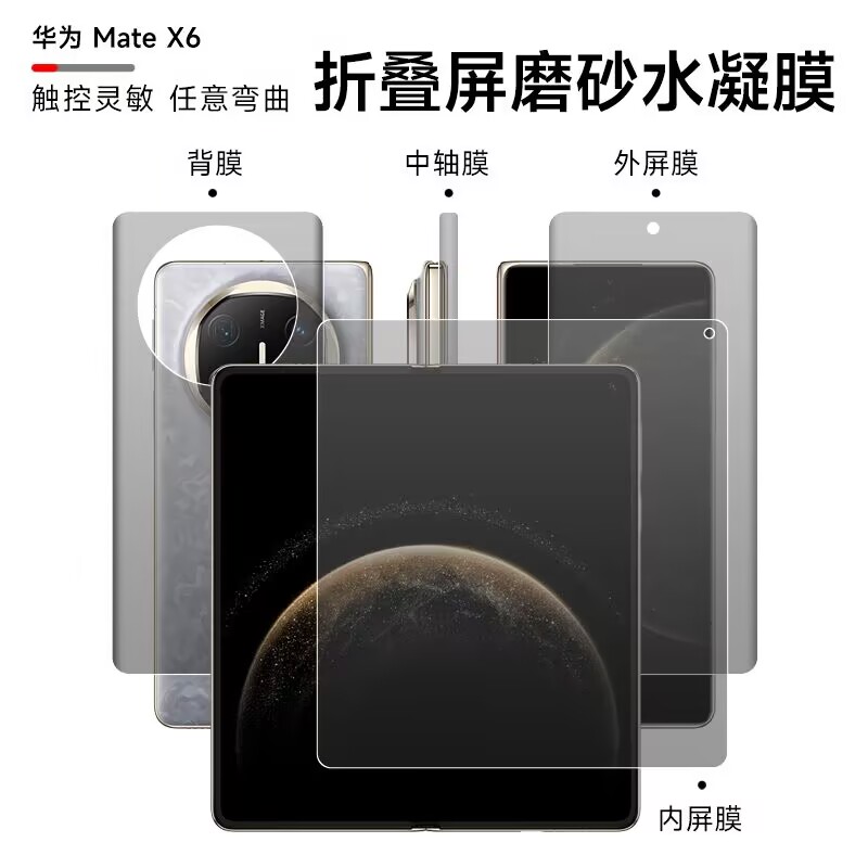 华为MateX6手机磨砂膜