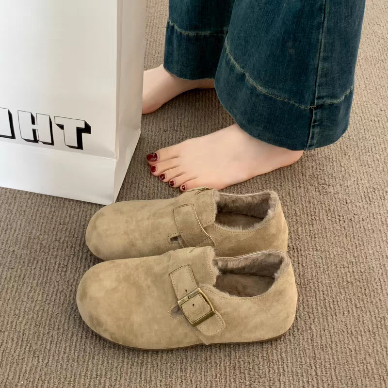 【加绒】勃肯鞋包女保暖一脚蹬