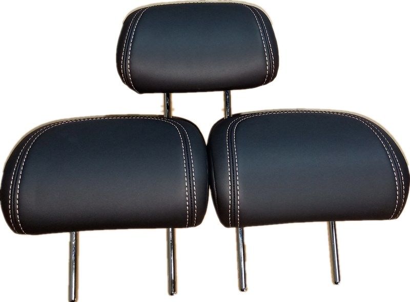 COMPATIBLE SEAT HEADRESTS THE REAR HEAD RESTS IN THE MIDDLE AND THE LEATHER IS MODIFIED TO KIA CHASE 50