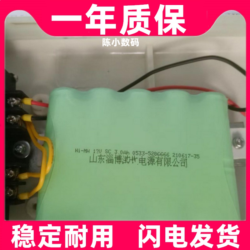 适用山东淄博迪生电源NI-MH 12V C 3.0Ah 3000mAh 电池组原装电板