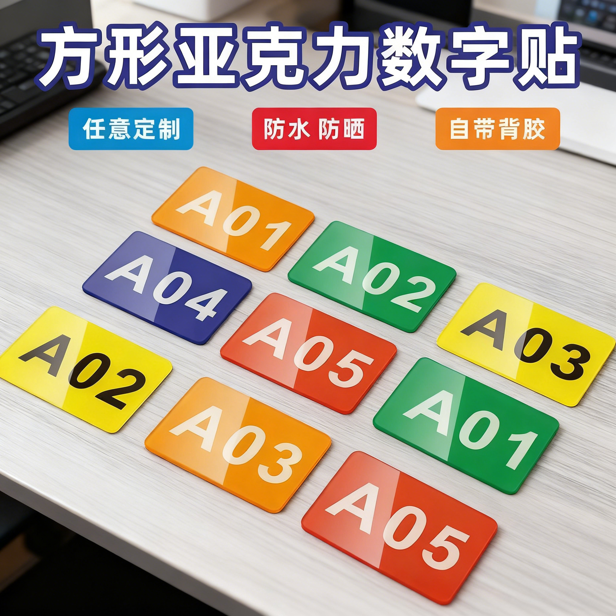 防水防晒 自带背胶 免费定制