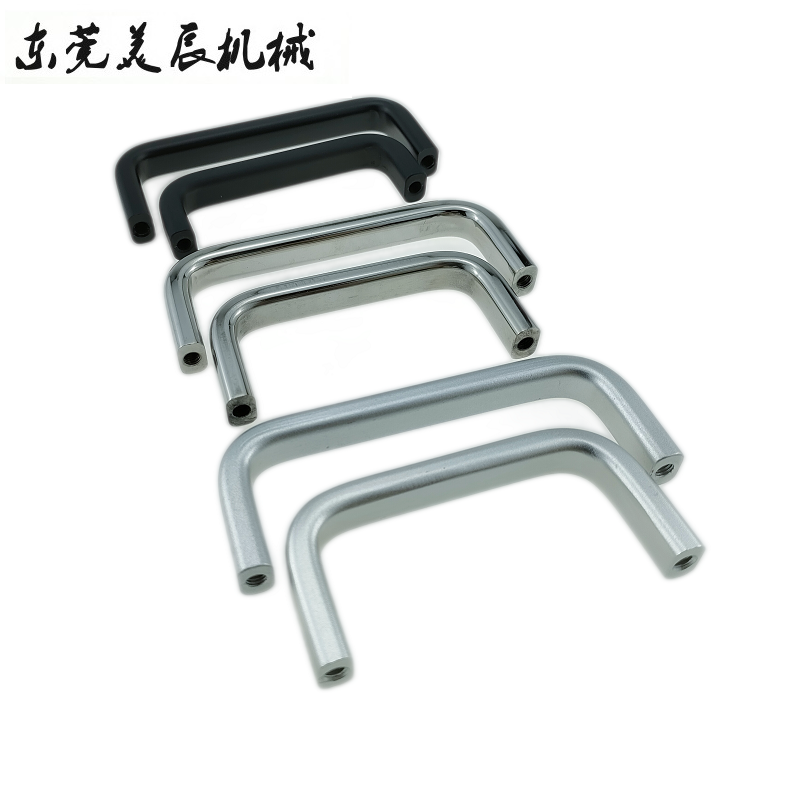 美辰方形拉手不锈钢铝合金银、黑