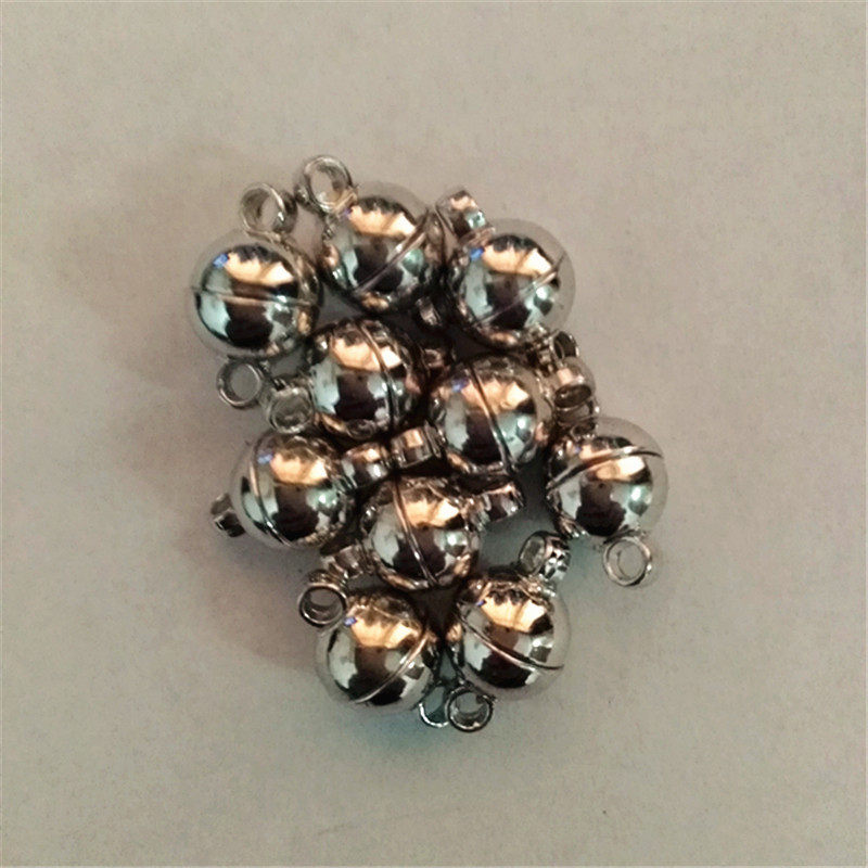 8mm毫米金属圆球形光面皮绳编织