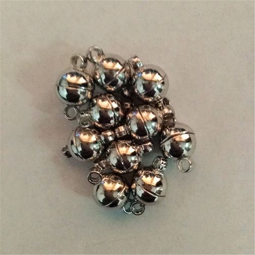 8mm毫米金属圆球形光面皮绳编织