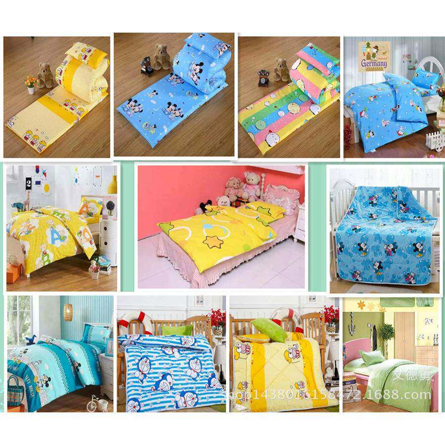 宽幅 纯棉斜纹卡通印花布 幼儿园床品面料 家纺床上用品布料