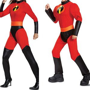 超人成人连体衣cos服超人总动员万圣节cosplay特工队女王表演服装
