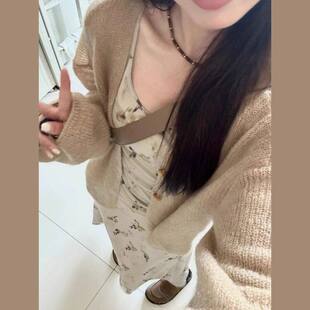 口气质外套女胖mm上衣 国风水貂毛袖 特大码 300斤秋冬高级感新中式