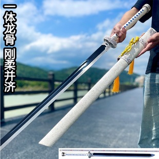 龙泉市唐横刀一体高锰钢刀剑武术刀防身冷兵器合法刀绣春刀未开刃