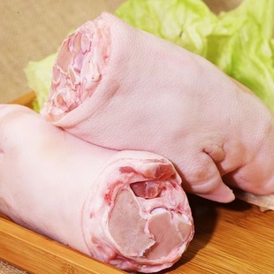 大猪蹄批发商用冷冻生猪手前猪爪约23个左右 20斤猪脚带筋小前蹄