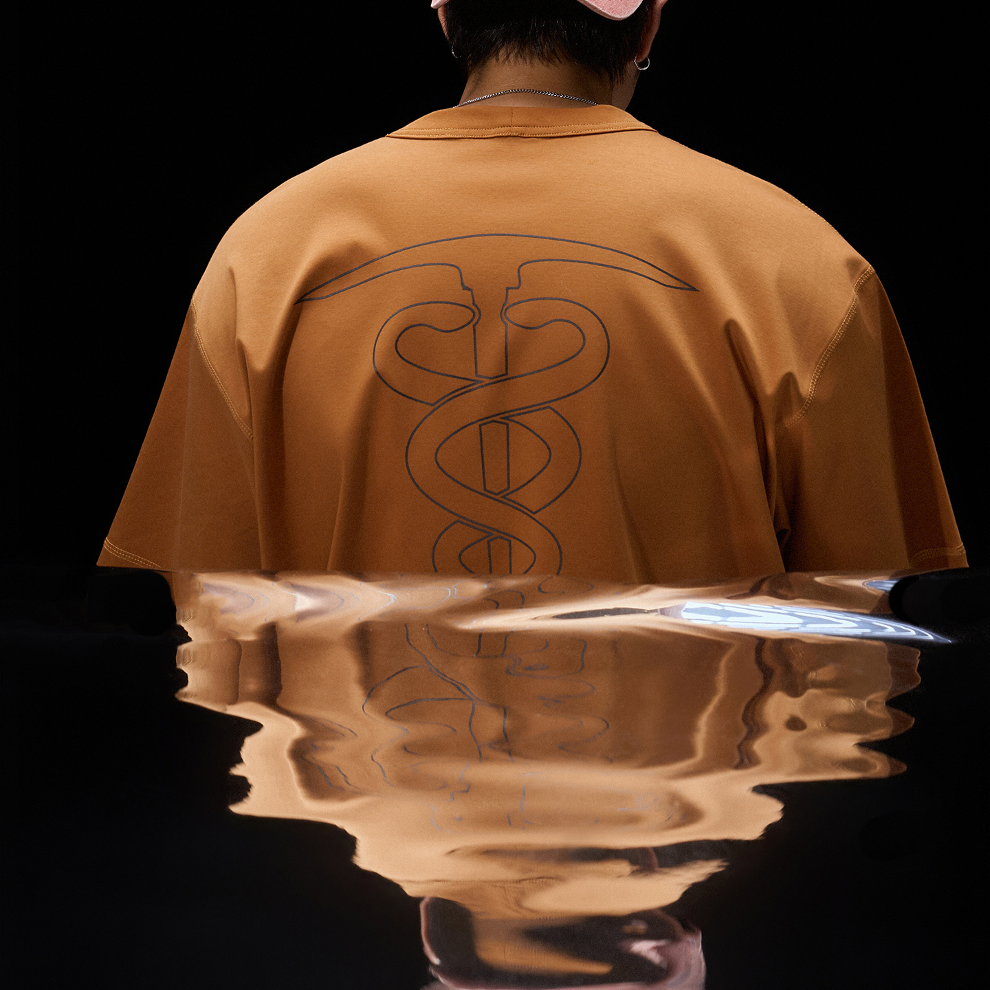 TANOXI长绒丝光棉蛇年限定短袖