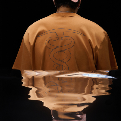 TANOXI长绒丝光棉蛇年限定短袖