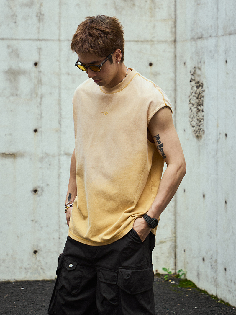 TANOXI宽松四季套头背心