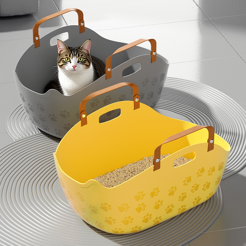 猫砂盆便携式超大号折叠提篮厕所