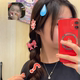 emoji水滴发夹可爱童趣表情包发夹刘海夹小众汗滴ins个性 边夹