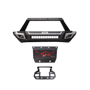北京BJ40PLUS改装狼图腾前杠爆改前后杠bj40刀锋英雄柴油版套装