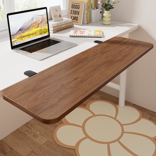 桌面延长板加长延伸板免打孔加宽接板支撑板托架键盘手托电脑桌子