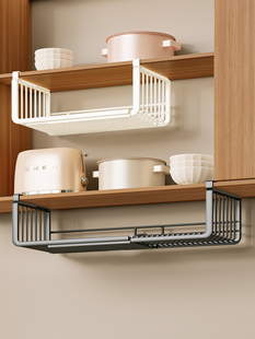 橱柜下储藏神器分层挂篮多功能壁柜挂架调味架