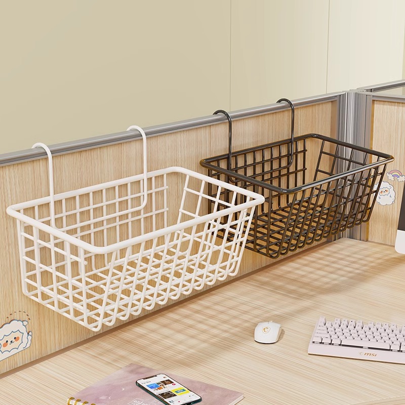 厨房菜篮子整体橱柜门挂钩架厨房门背式免打孔用置物架多功能置物