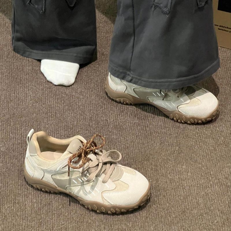 复古小众帆布阿甘鞋女秋