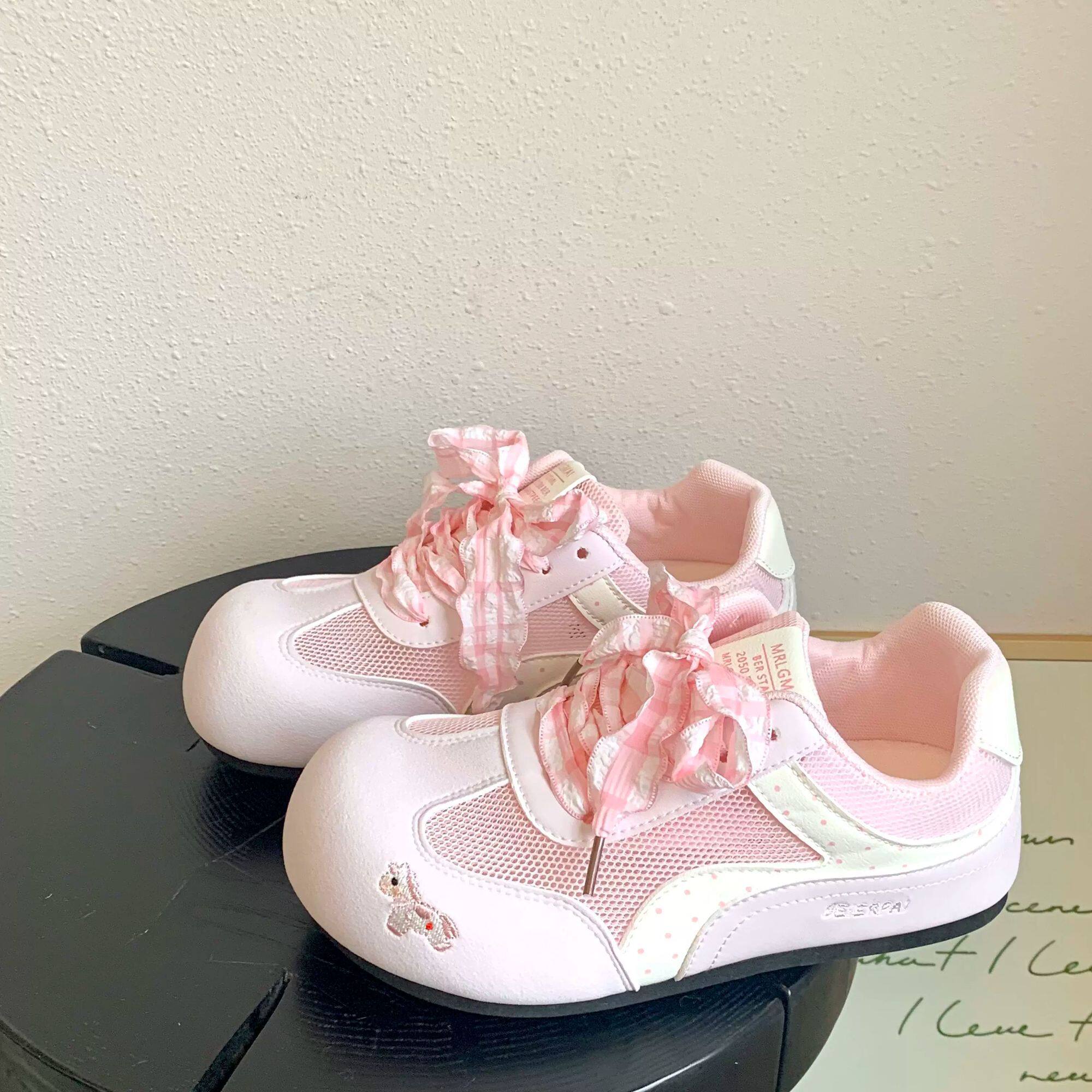 粉色泡芙鞋女夏季透气202